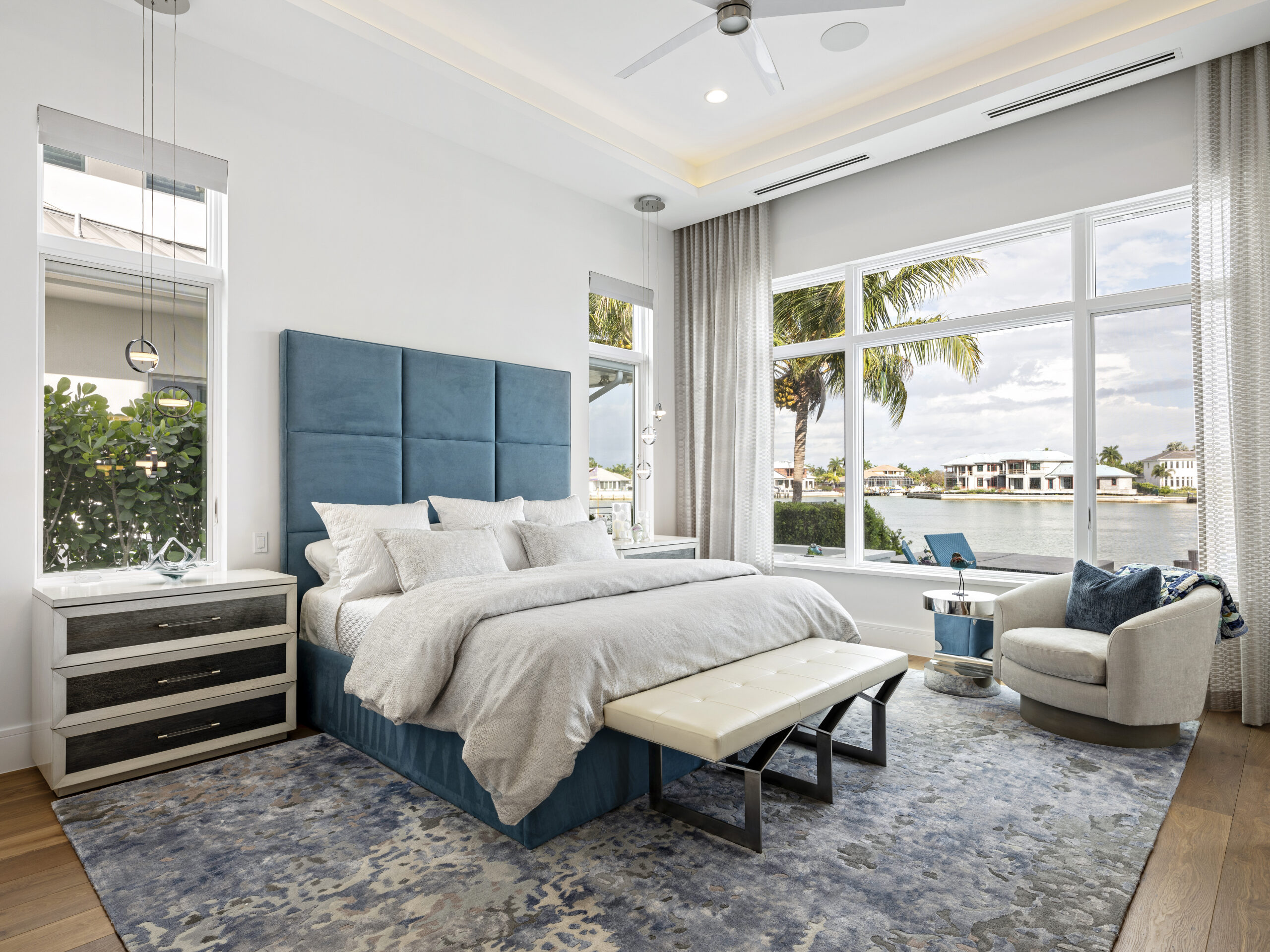 Image of luxury bedroom to convey property management Marco Island