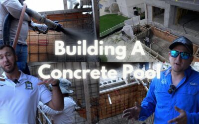 WATCH: Building A Concrete Pool For A Luxury Home